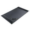 Dacasso Rustic Black Leather 34" x 20" Side-Rail Desk Pad PR-1201